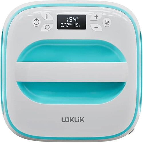 LOKLiK Easy Heat Press Bleu