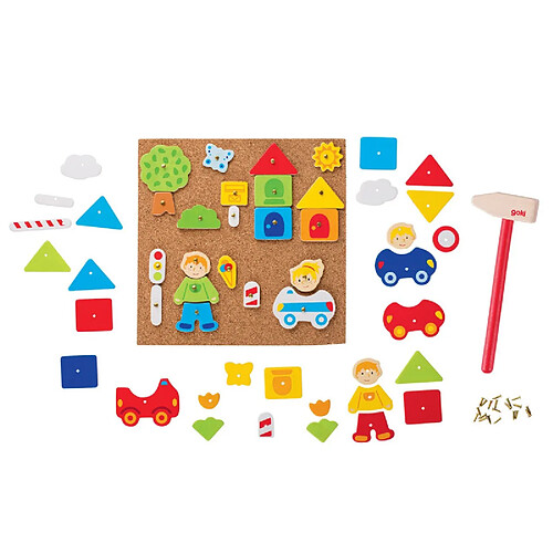 Goki Marteau Set de Clous Ville