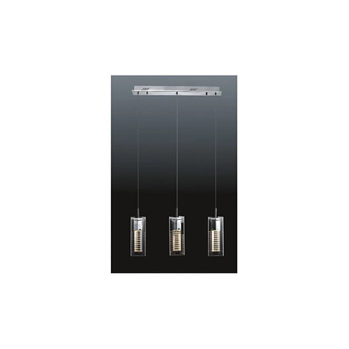 Luminaire Center Luminaire_center Suspension 3 ampoules - Chrome