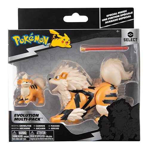 Boti Figurines Pokémon Growlithe et Arcanin
