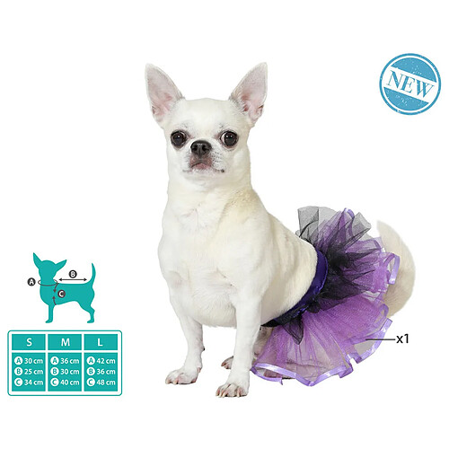 BigBuy Déguisement de Chien - Tutu Taille M