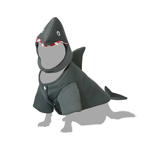 BigBuy Pets Costume Requin L