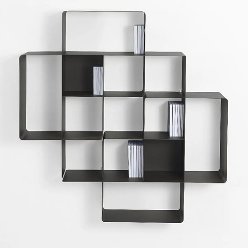 Inside 75 Bibliothèque colonne - Gris ardoise