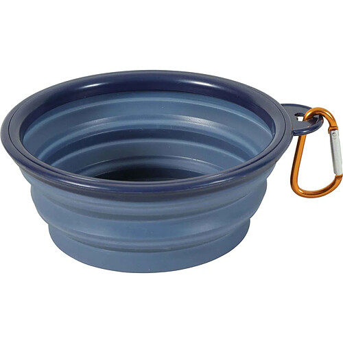 Zolux Gamelle souple en silicone Bivouak - 1 L - Bleu
