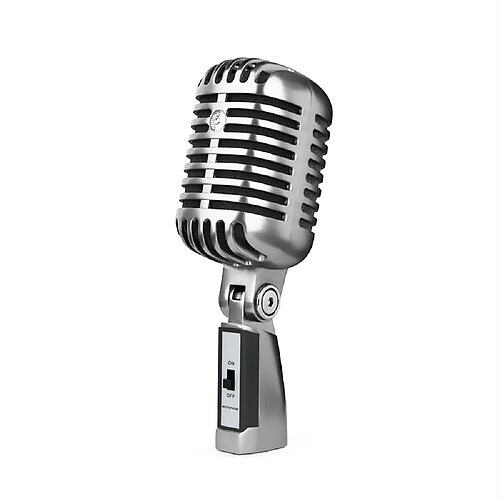 Yonis Microphone vintage haute sensibilité - Argent