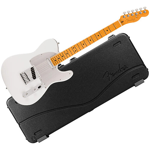 Fender American Ultra II Telecaster MN Avalanche - Blanc