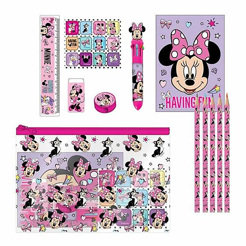 Disney Ensemble Papeterie Minnie Mouse - Rose