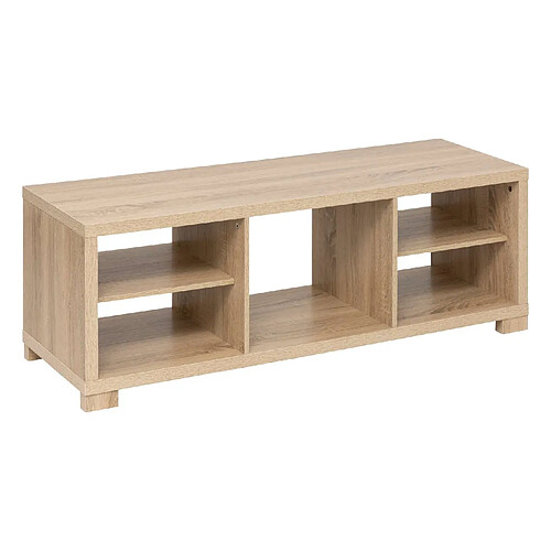 Five Simply Smart Meuble TV 5 cases en bois BIVOAK - Beige