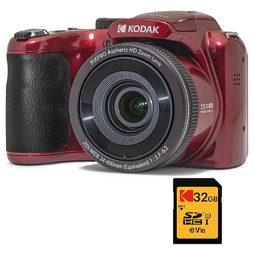 Kodak Pixpro Astro Zoom AZ255 - Rouge