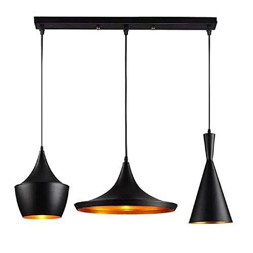 Stoex Suspension 3 Lumières - Noir