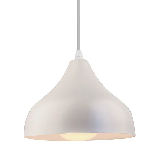 Stoex Lot de 2 suspensions métal – Blanc