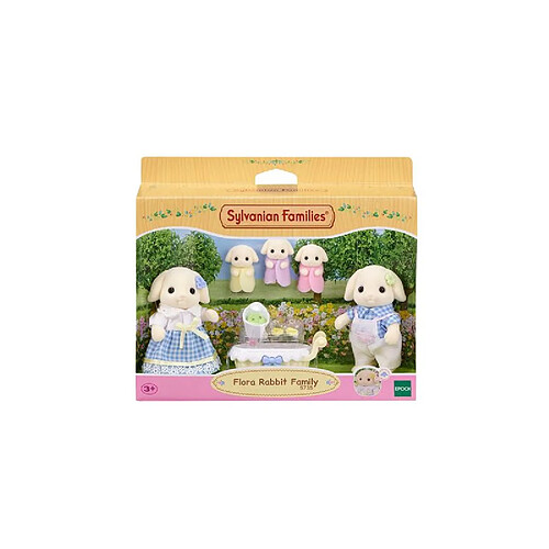 Sylvanian families famille Lapin Bélier figurines