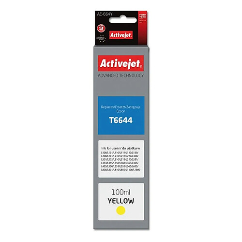 Activejet Cartouche encre jet d'encre - Jaune