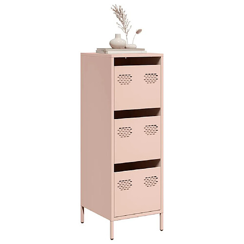 vidaXL Buffet haut - Rose