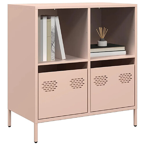 vidaXL Buffet haut 73,5 cm - Rose