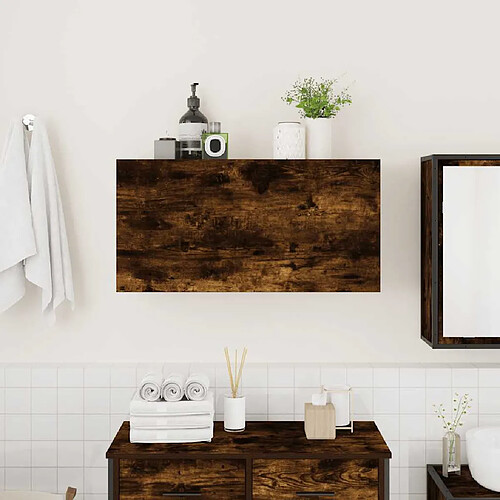 VidaXL Armoire Murale, U00c9tagu00e8re Suspendue Avec Rangement