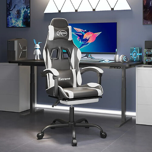 vidaXL Chaise de jeu avec repose-pied