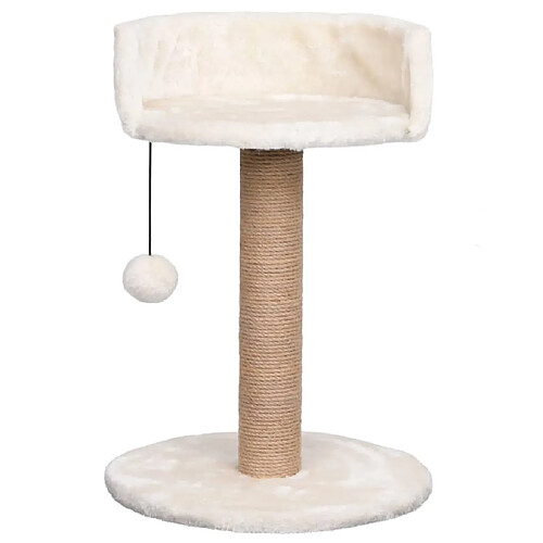 Helloshop26 Arbre à chat 49 cm - Herbiers marins Beige