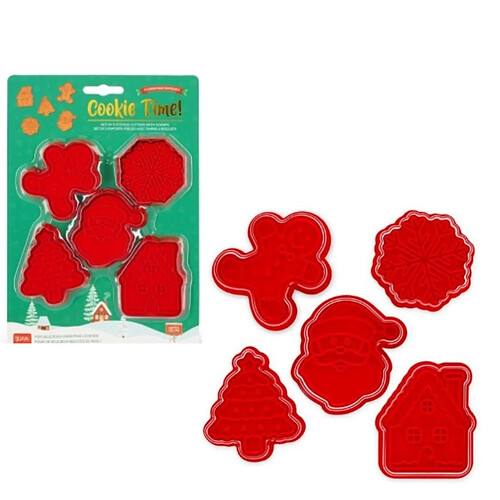 Légami Ensemble emporte-pièces Noël - Rouge