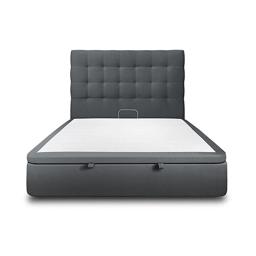 Sommeil de plomb Lit coffre 2 places - Anthracite