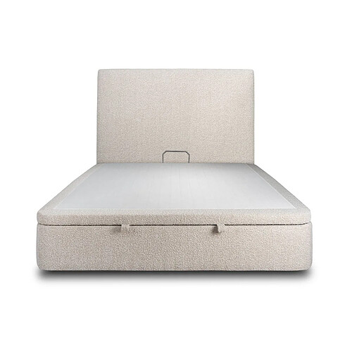 Sommeil de plomb Lit coffre 140x200 - Beige