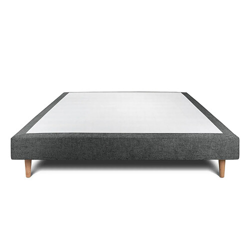 Sommeil de plomb Sommier tapissier 2 places - Anthracite