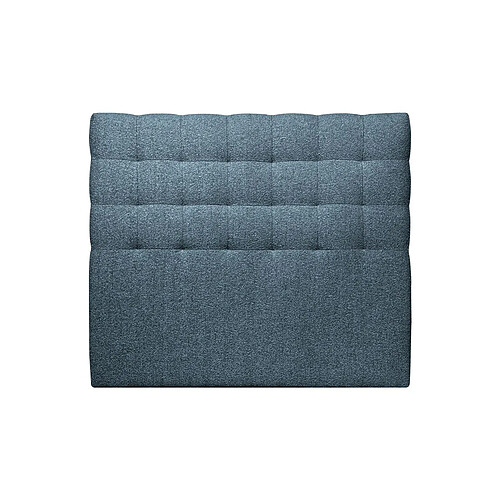 Sommeil de plomb Tête de lit bouclette 140 cm - Bleu