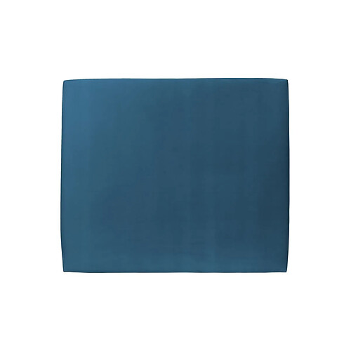 Sommeil de plomb Tête de lit Tapissée - Velours Bleu L 140 cm