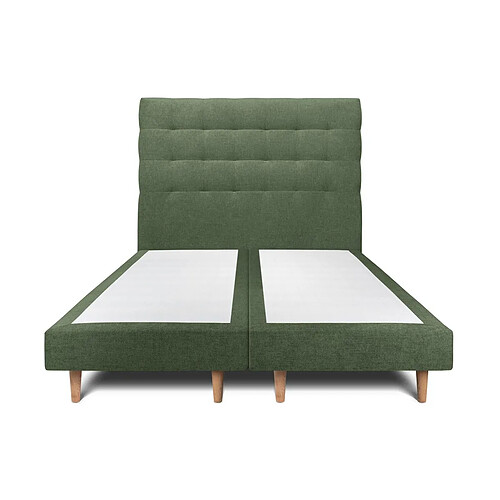 Sommeil de plomb Lit 2 places - Vert