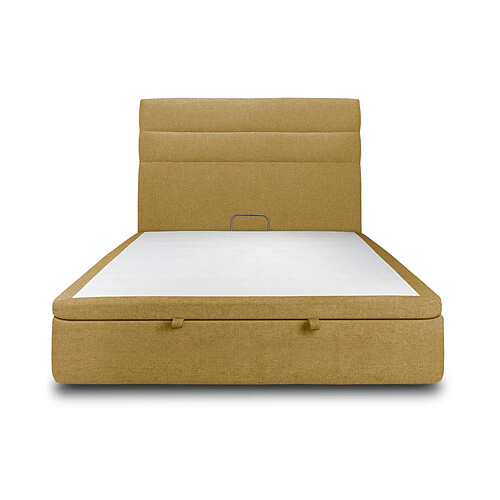 Sommeil de plomb Lit coffre 140x190 - Jaune