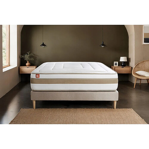 Marmottes & Co MARMOTTES-CO LE RAFFINÉ Matelas Hybrid - 200x200 cm
