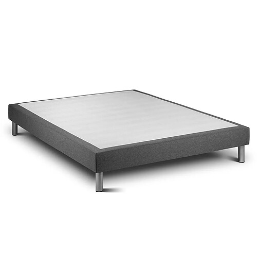 Vitalit Sommier tapissier 2 places - Gris