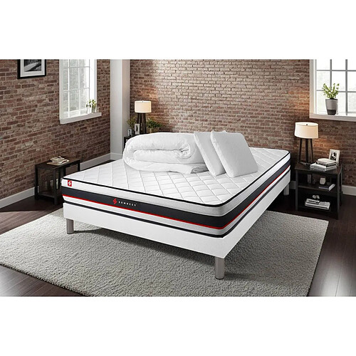 Somness Pack matelas FORM 160x200 Blanc