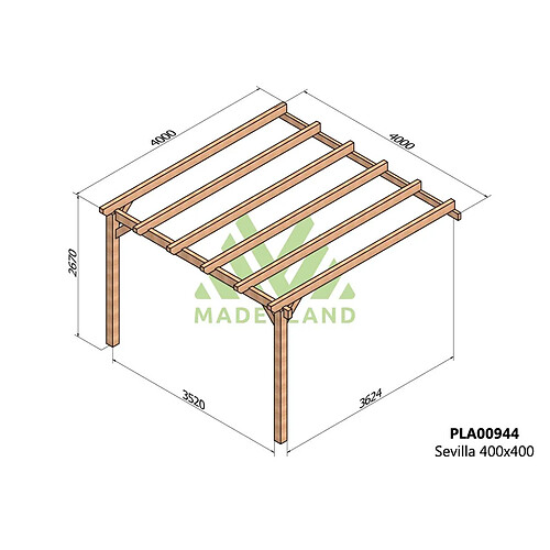 Maderland Pergola Sevilla