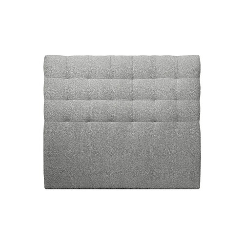 Sommeil de plomb Tête de lit capitonnée - Gris