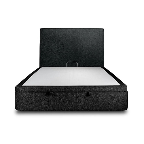 Sommeil de plomb Lit coffre 140x190 - Noir