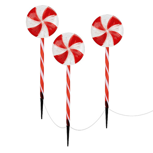 Ecd germany Guirlande lumineuse LED - Rouge