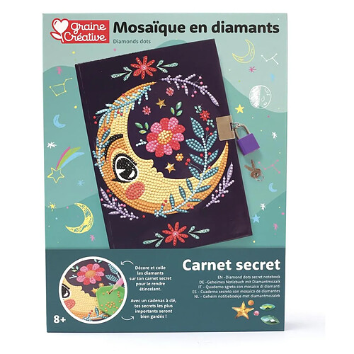 Graine Créative GRAINES CREATIVES Carnet Secret à Diamanter