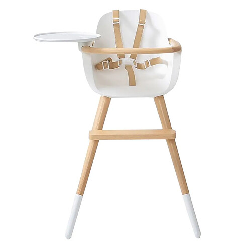 Micuna chaise haute Ovo Luxe - Blanc