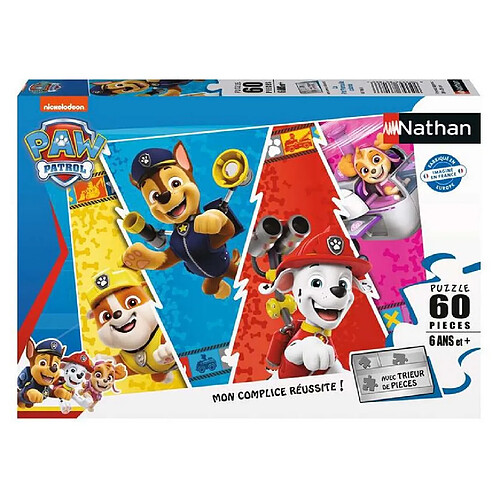 Nathan Puzzle Pat’ Patrouille 60 pièces
