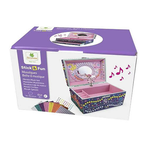 Au sycomore Coffret Stick n fun mosaïques - 650 pièces