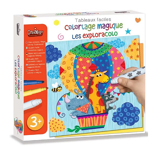 Crealign coffret coloriage magique Exploracolo