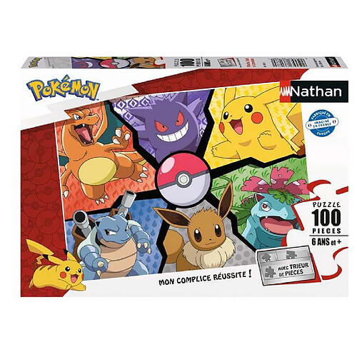 Nathan Puzzle Pokémon Pikachu 100 pièces