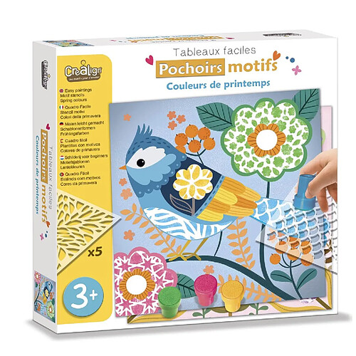 Crealign Coffret pochoirs printemps