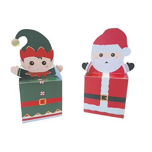 Partypro Coffret boîtes Sweety Xmas - 4 pièces