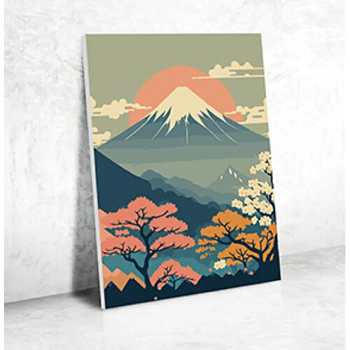 Graine Créative Graines Creatives Peinture au Numéro - Mont Fuji - 30x40 cm