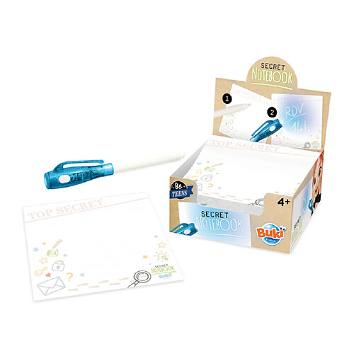 Buki france Carnet secret Be Teens - Bleu