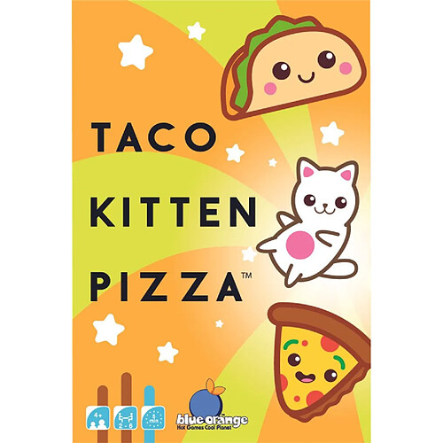 BLUE ORANGE Jeu d'ambiance Taco Chaton Pizza