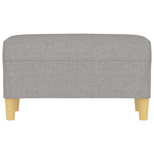Helloshop26 Banquette 1 place - Gris clair