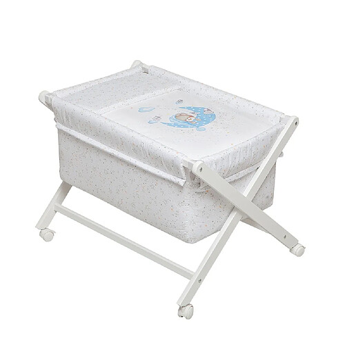 Interbaby Berceau Croix Bear Sleeping - Blanc